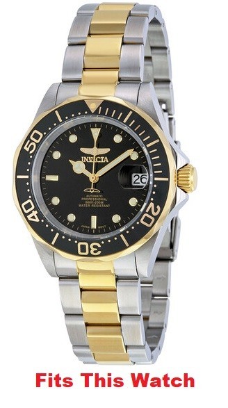 18mm Invicta Pro Diver 8927 Two Tone Watch Sizing Link