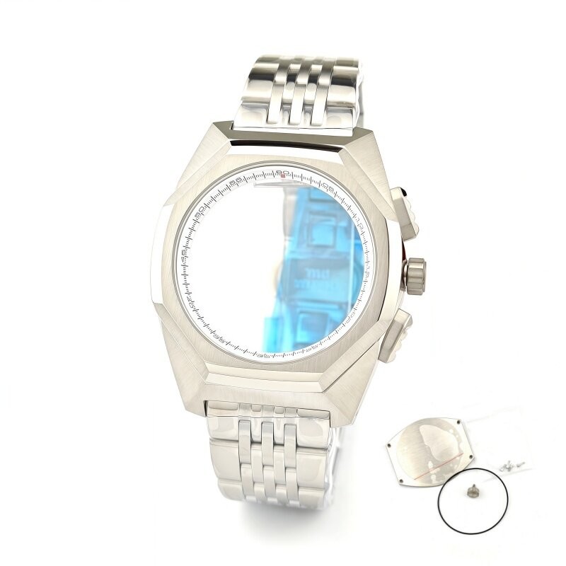 44.5mm VK64 VK63 Watch Case dial For GS Multi Function Sports Chronograph Parts