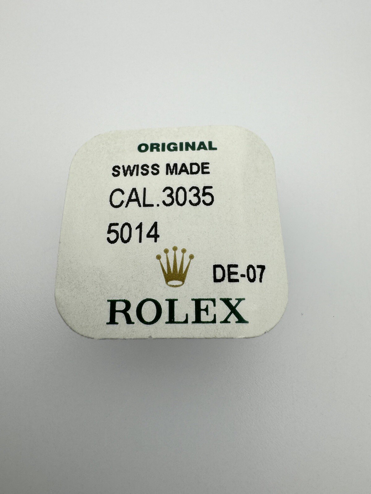 Original Rolex 3035 5014 Second Wheel New Old Stock Sealed Genuine