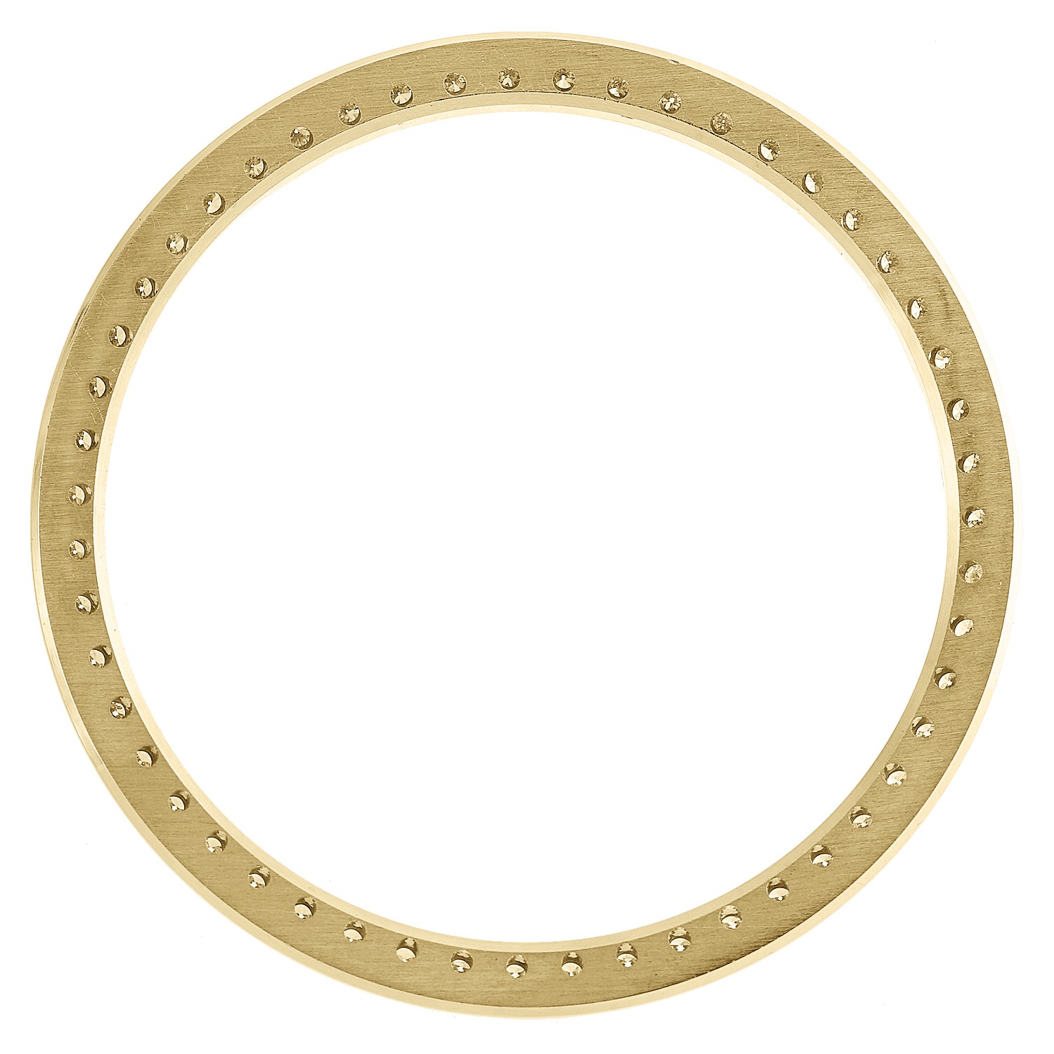 Custom Diamond Bezel For Rolex DateJust 36 Fits 36mm Watch Bead Set 1.10 CT.