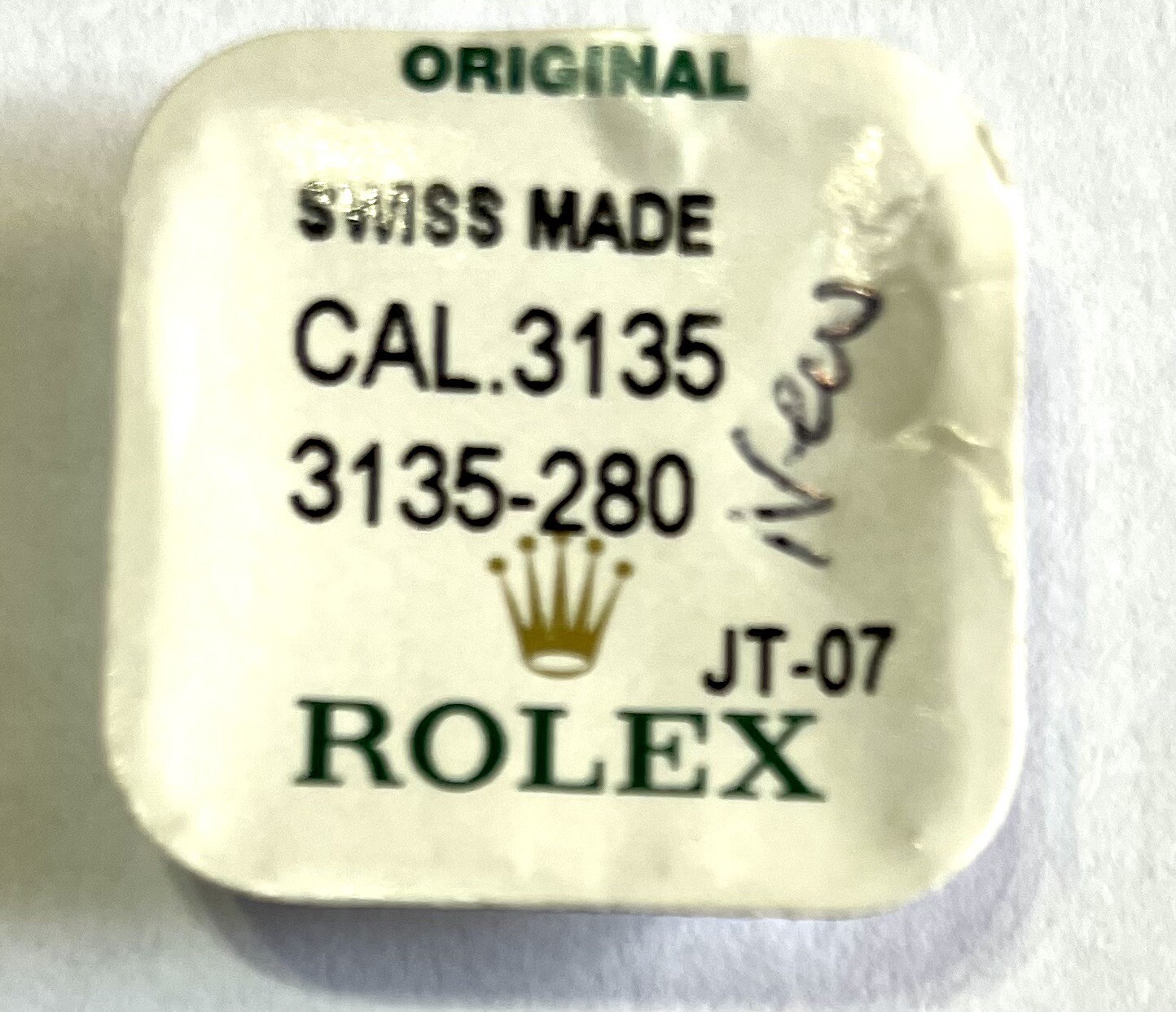 GENUINE SWISS MADE ROLEX WATCH PART CAL. 3135 3135-280 JT-07 HOUR WHEEL