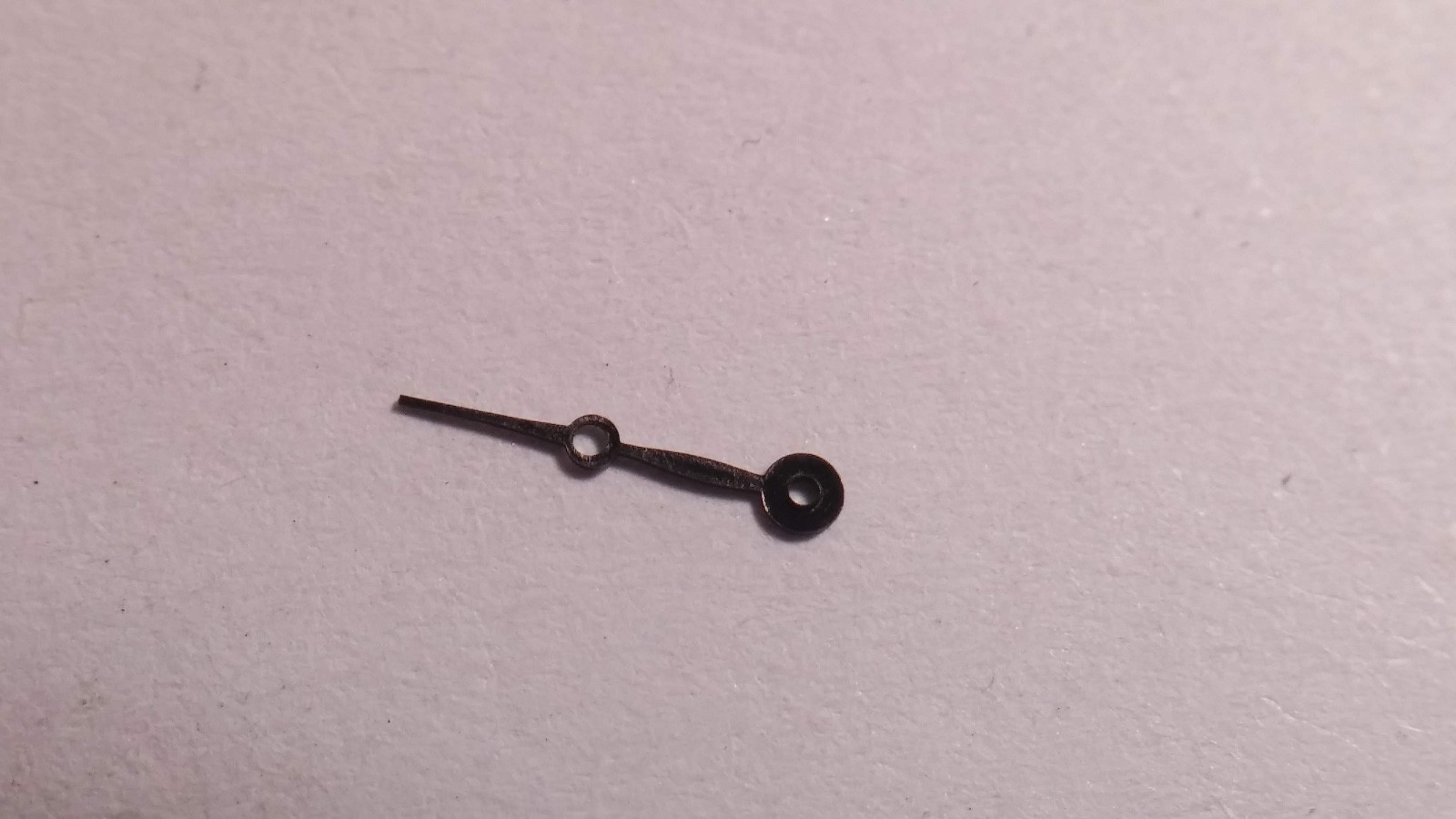 Breguet Hand. 8mm from center of hole. 60/15. non brilliant – BLACK