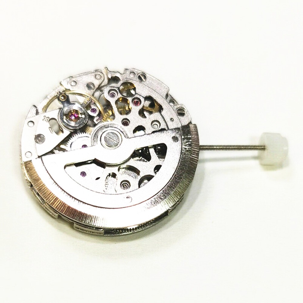 21 Jewels 3-Hand Skeleton Automatic Mechanical Watch Movement For Miyota 8N24