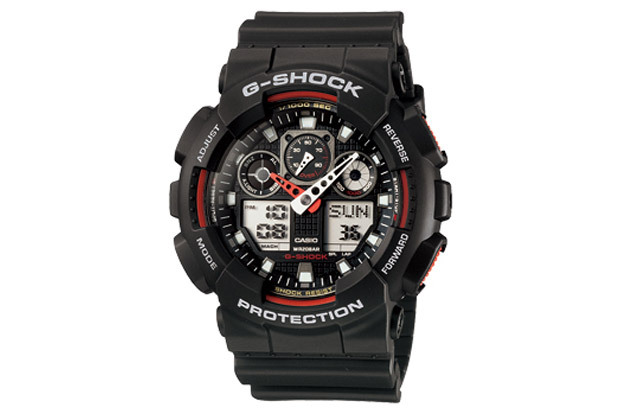 Genuine Casio G-Shock GA-100 watch case cover shell bezel black will fit GA-120