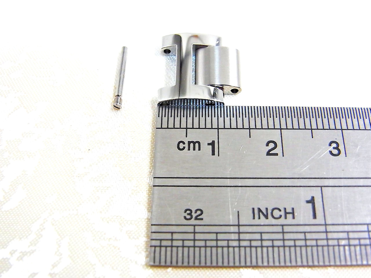 Cartier Ballon Bleu 14mm Genuine Full Link SS Watch Band Bracelet Parts Mint