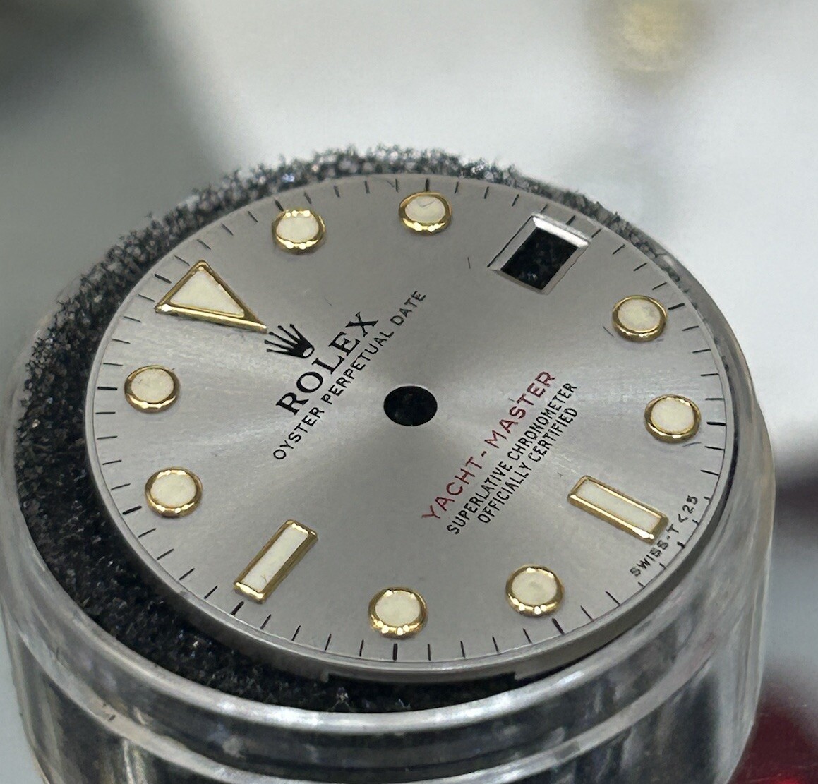 Rolex Yacht Master MidSize Slate Dial for Ref. 168623, 168628, 68623, Swiss T 25
