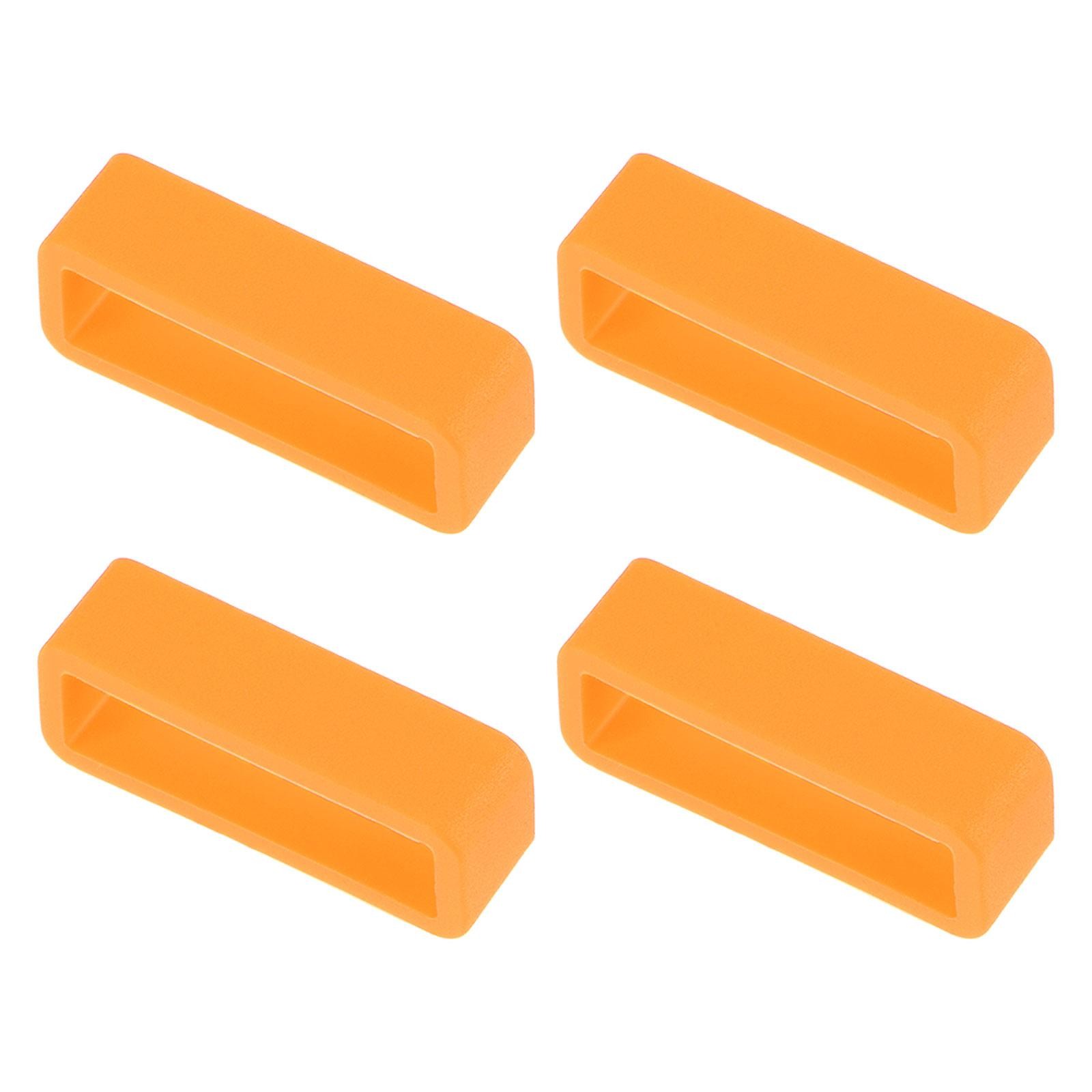 Watch strap Slots strap, for 22mm watch strap, orange 4pcs