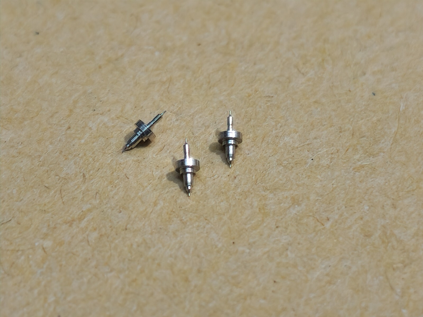 Lot Of 3 NOS Elgin 8/0 5849 Balance Staffs For 553 Parts
