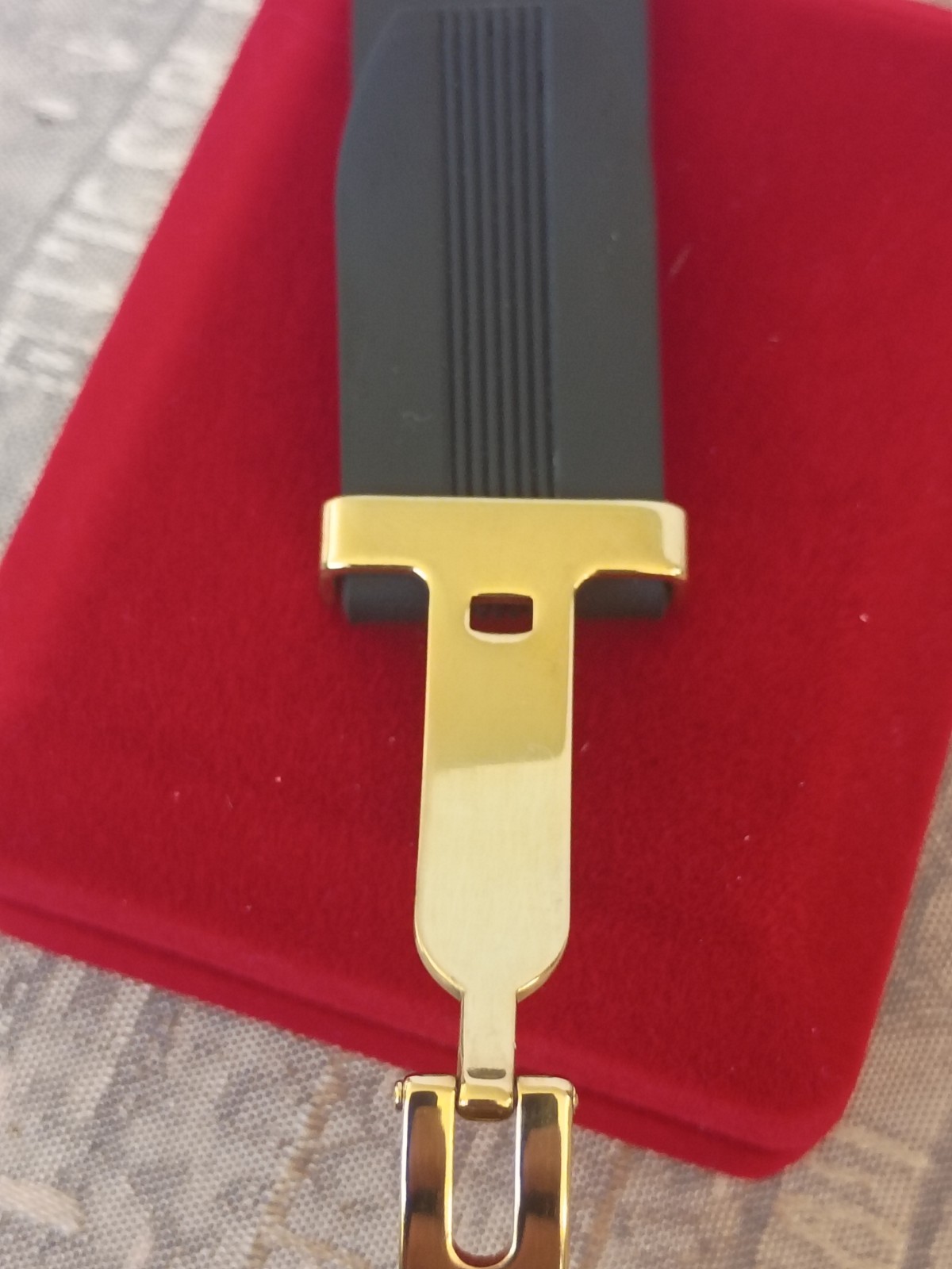 💥Original CARTIER Deployment Buckle Gold Plated 19mm Roadster 2510 W/R Strap💥