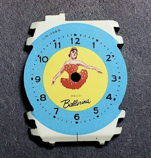 Vintage Bradley Ingraham Ballerina Character Watch Dial #W041