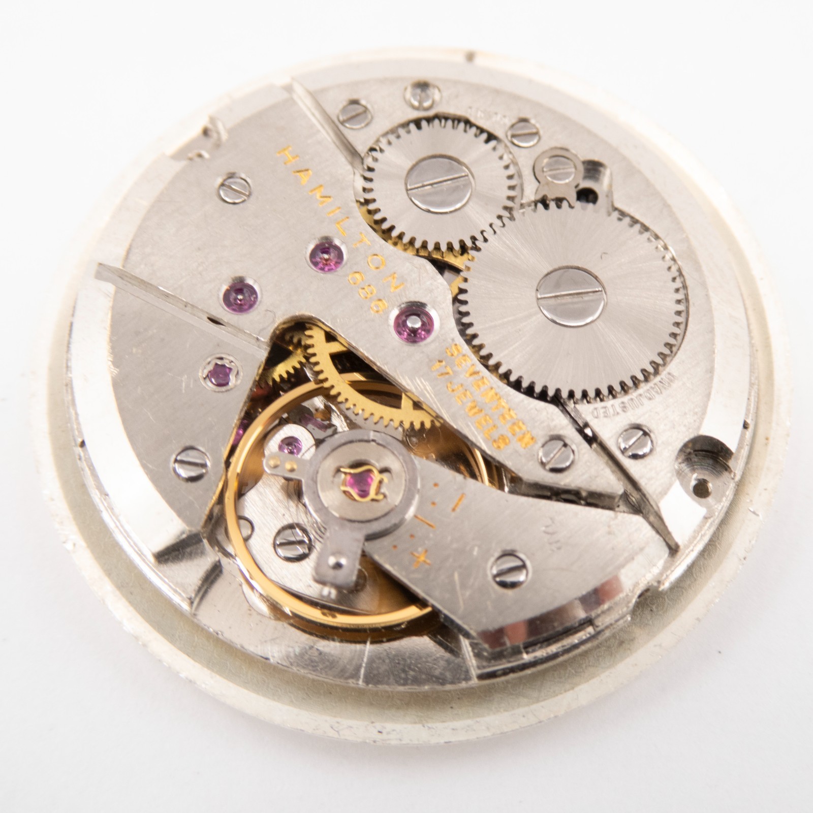 Vintage Hamilton Caliber 686 17-Jewel Wristwatch Movement
