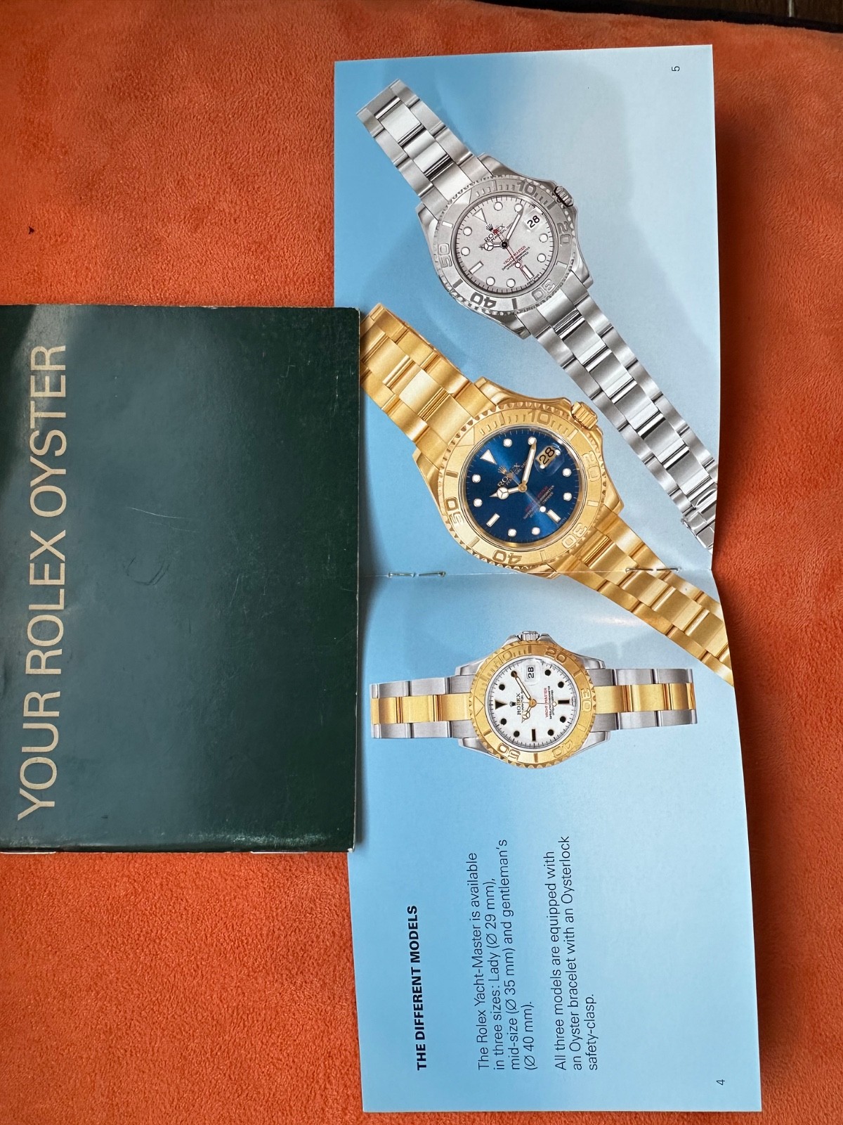 Original ROLEX Yatchmaster Booklet set 16622 16623 16628 Year 2003