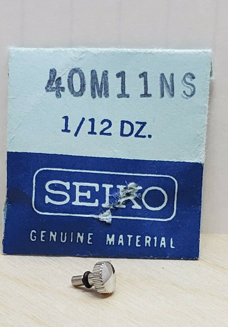 GENUINE SEIKO 40M11NS STAINLESS CROWN