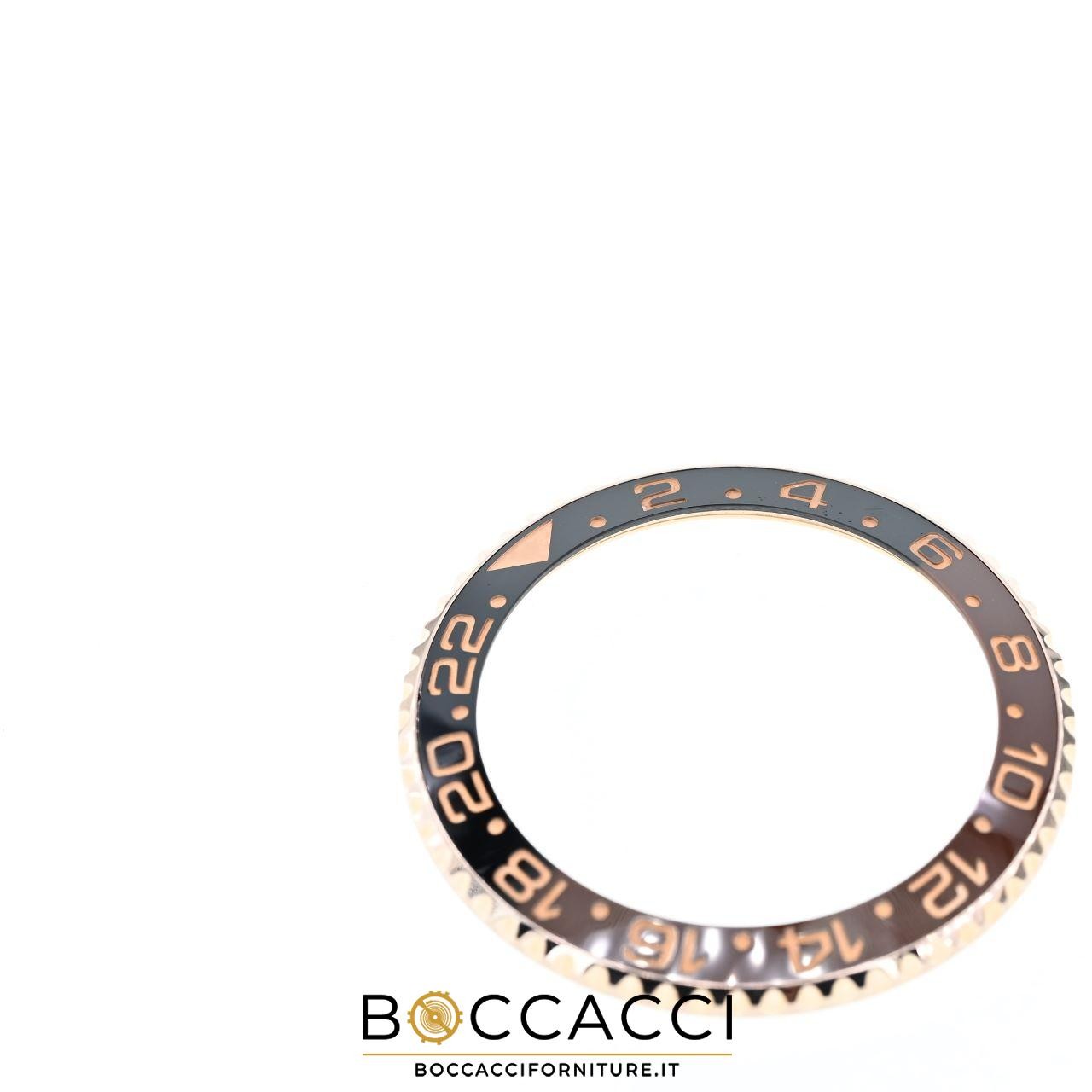 ROLEX Complete Rose Gold Bezel for Gmt-Master 2 Rootbeer 126715 (New) (EXCELL…