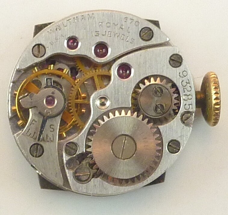 Vintage Waltham 670 Royal Mechanical Wristwatch Movement – Parts / Repair
