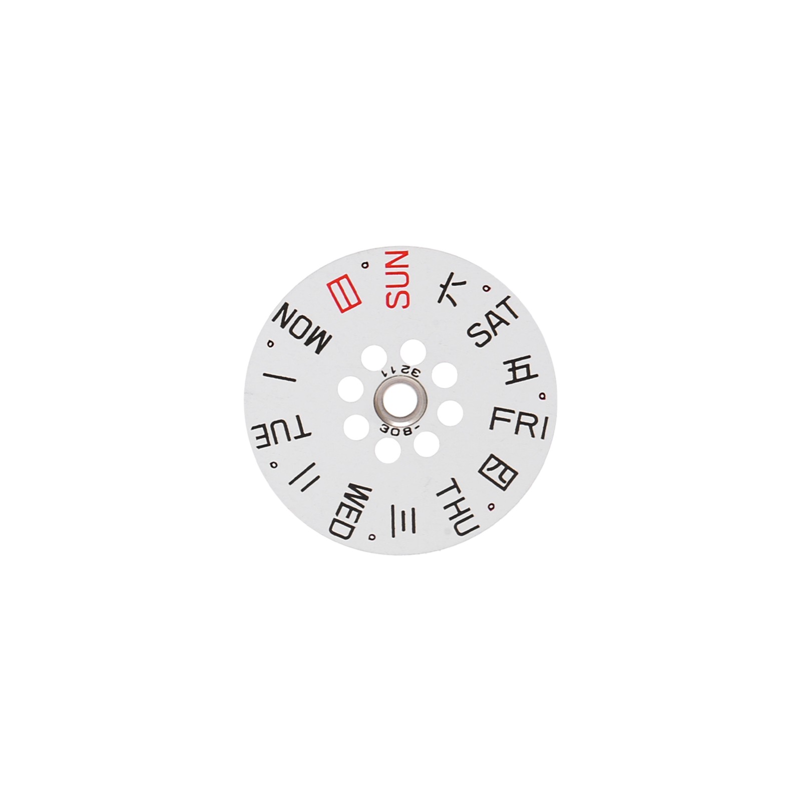 Watch Movement Day&Date Wheel Calendar Dial Set Replacement For Miyota 8200 8205