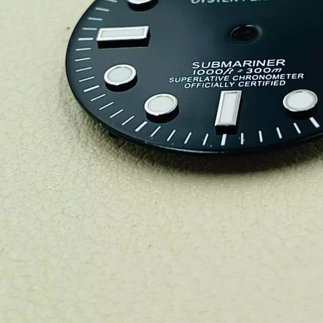 28.5mm Watch Dial Green Luminous For Seiko NH35 NH36 Movement SUB Watches Parts
