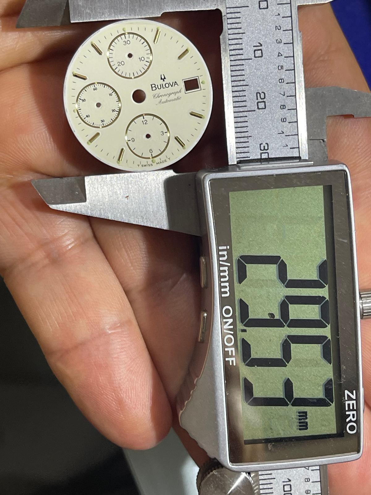 BULOVA Chronograph Valjoux 7750 Dial and Hands – 063