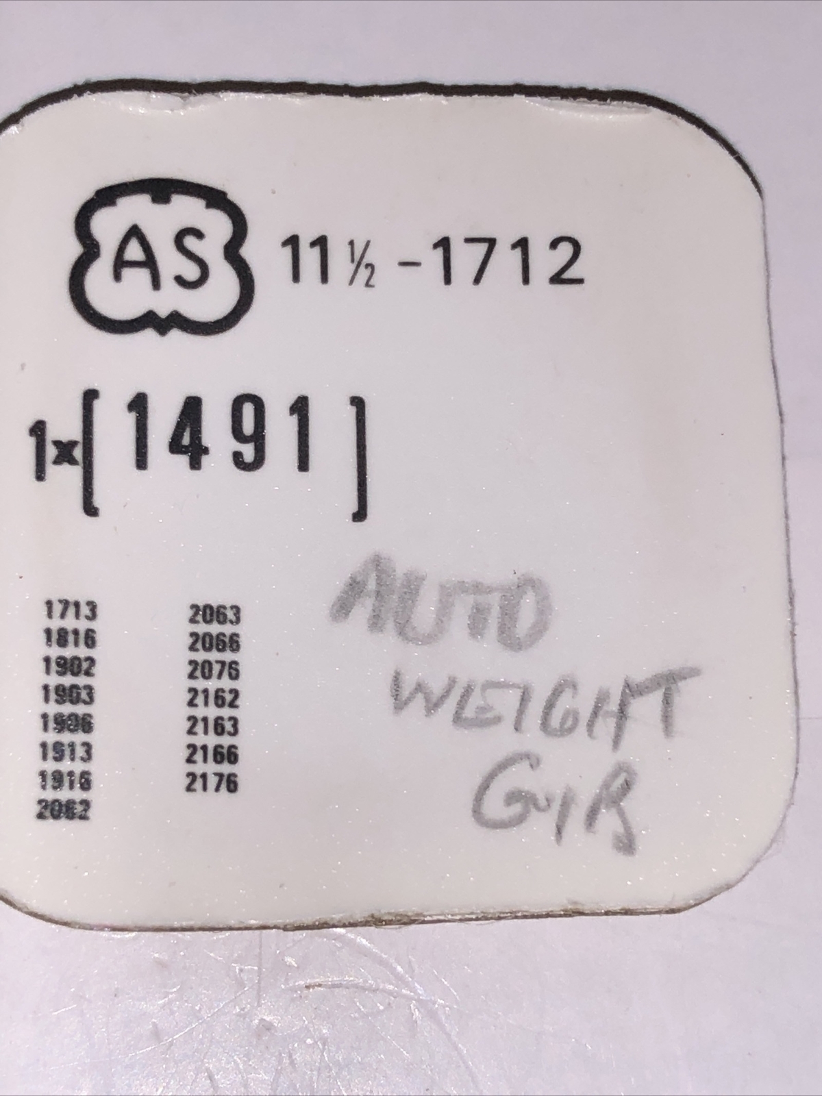 As 1712￼ Oscillating ￼Weight Bolt, Old New Stock Unused,free Postage.