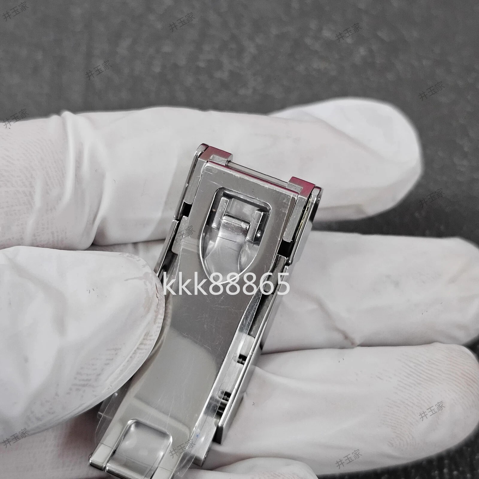 Fits for Tudor Oyster Bracelet 16mm*9mm Steel Watch Band Clasp Folding Buckle