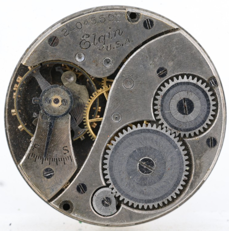 ELGIN Gr. 430, 6/0s, 24045691, 7j WATCH MOVEMENT, FOR REPAIR (LE)