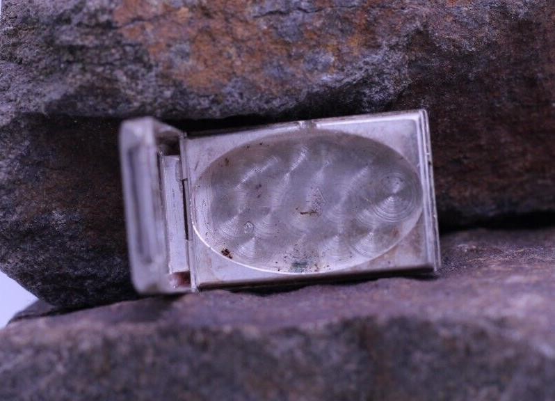 VINTAGE WRIST WATCH TANK CASE 800 SILVER 17.2×32.3mm CASE (CM)