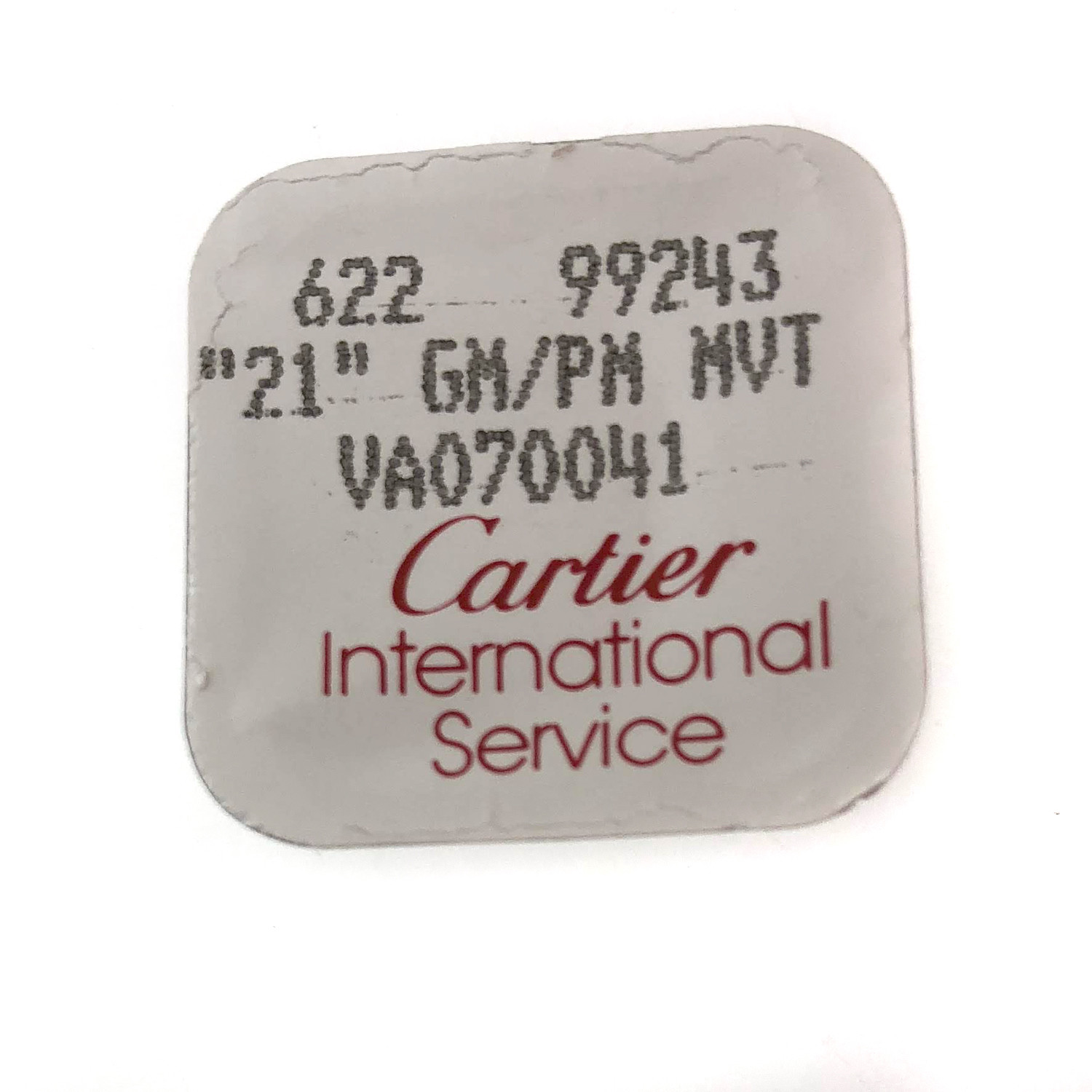 Crown Cartier Must 21″ Ladies Mens VA070041