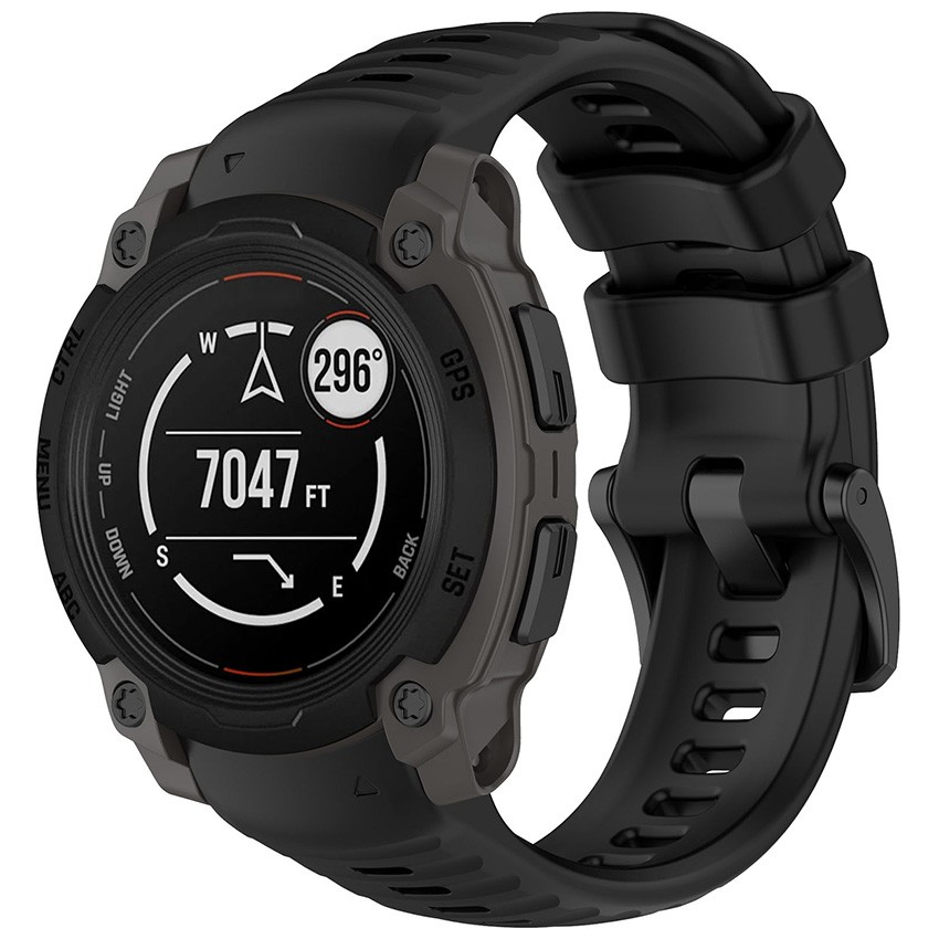 For Garmin Instinct E 45MM Smart Watch Strap Sport Breathable Silicone Band