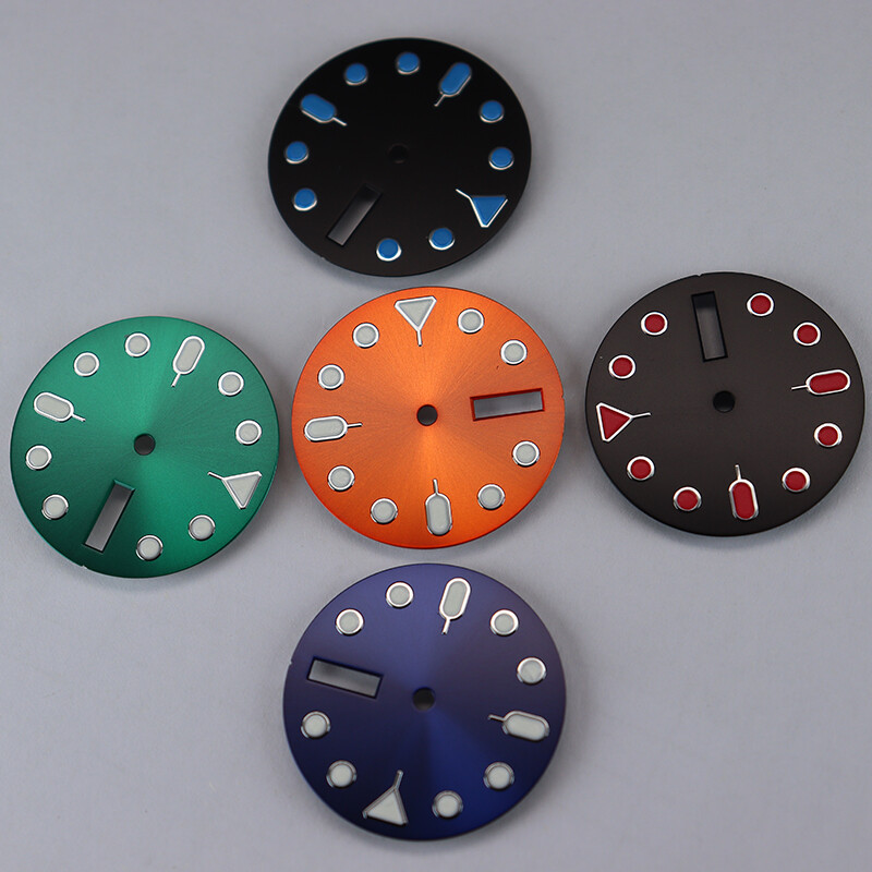 3C luminescence 28.5mm Seiko Skx013 Dial parts Modifying For NH36 nh36A Movement