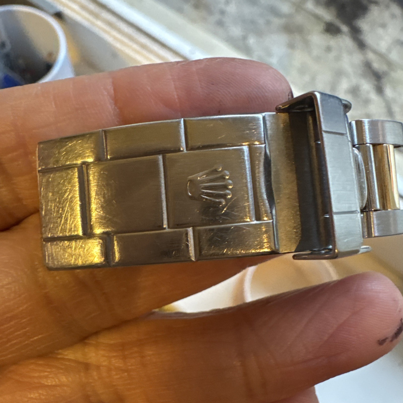 Vintage Rolex 93153-18 16613 16803 Submariner clasp U4 Circa 1988