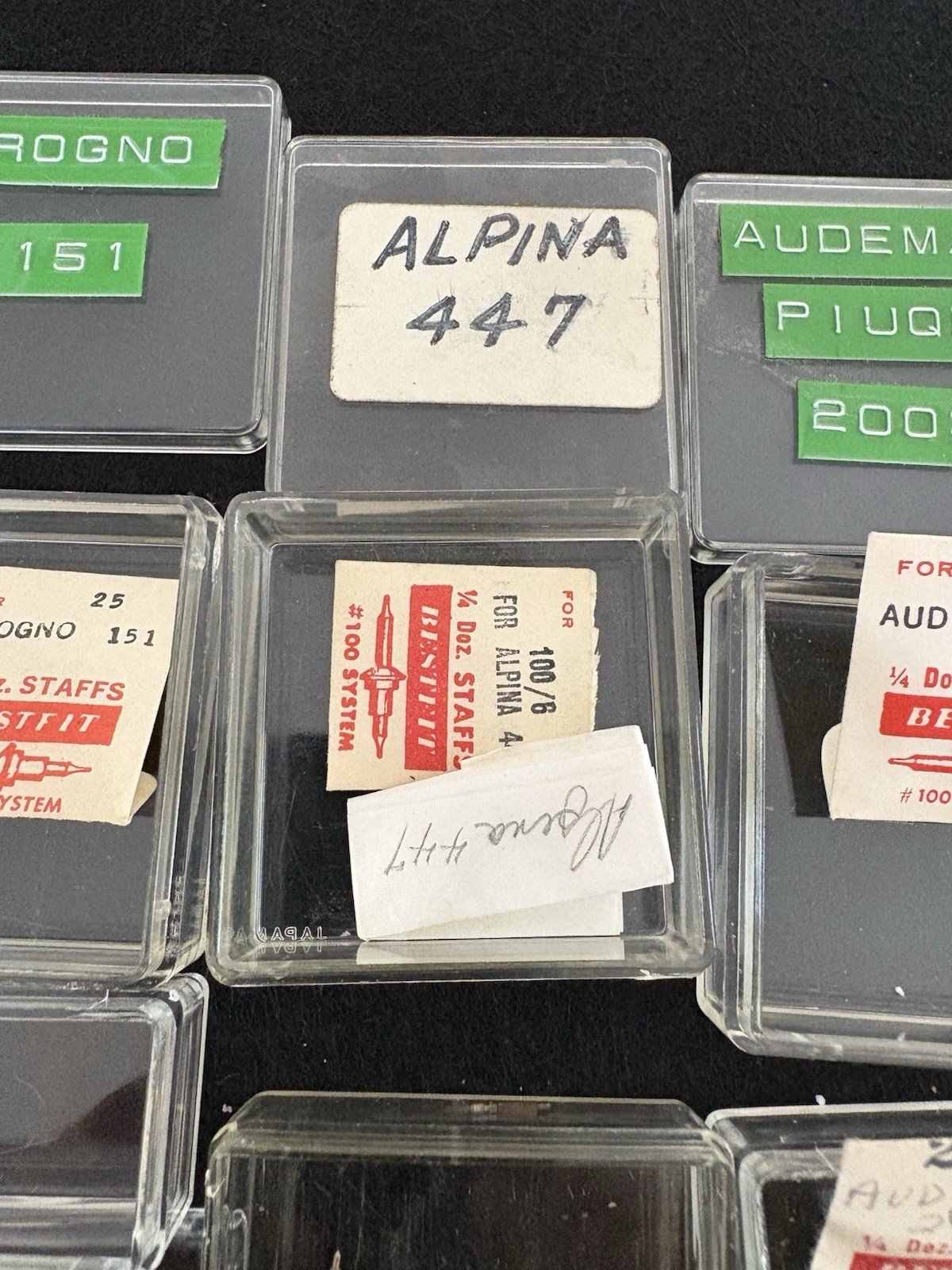 Vintage Watchmaker Parts Lot AP Audemars Piguet Alpina Elgin Staffs