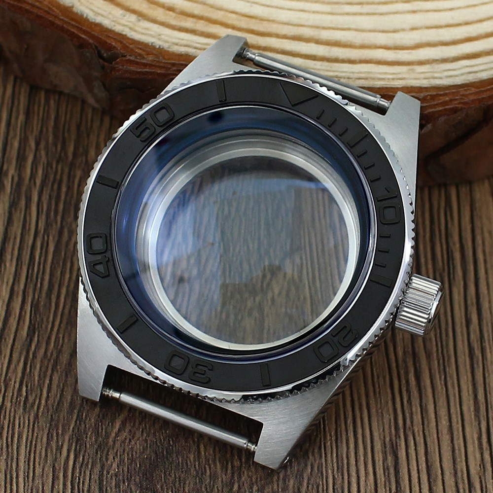 40mm 62MAS Mod Stainless Watch Case Sapphire For Seiko NH34 NH35 NH36 NH38