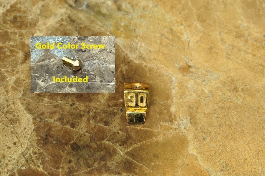 Rider Tab Steel or 18k Gold 15 30 45 12 Dot Watch Parts with steel screw S E W