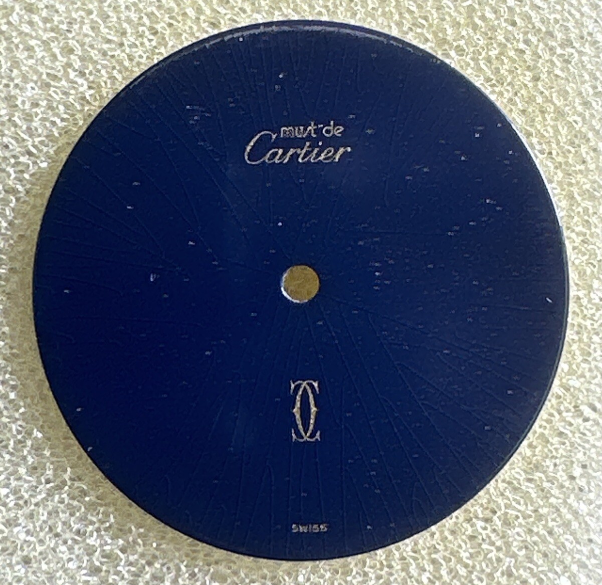 Must de Cartier CAD VLC MUS GM Lapis Blue 26mm Spidering Dial 620 VC100293