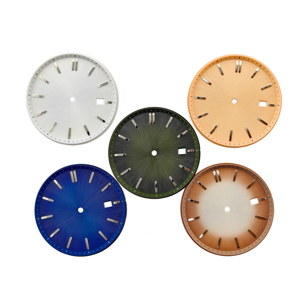 29mm/35mm dial with a brushed finish for NH35 mechanical watch conversion kits