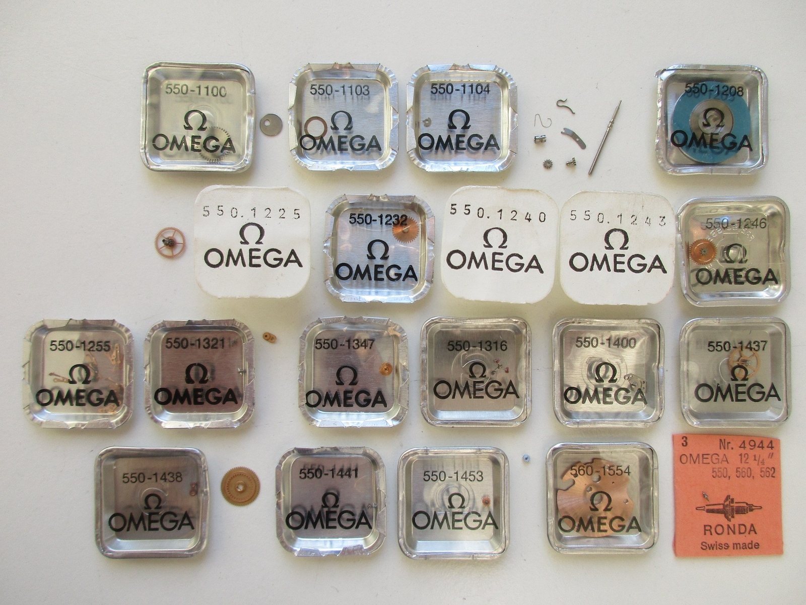 Omega cal. 550 Swiss automatic watch movement part – choose