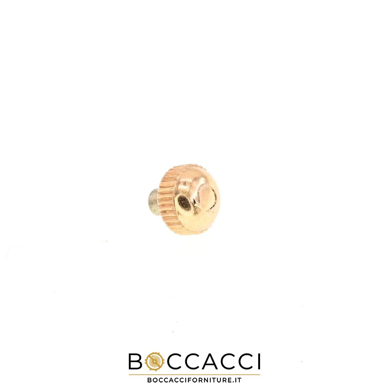 Omega 42008 Rose Gold Laminated Crown Ø 5.0mm Tube 2.0mm Step 0.90 (GREAT ST…