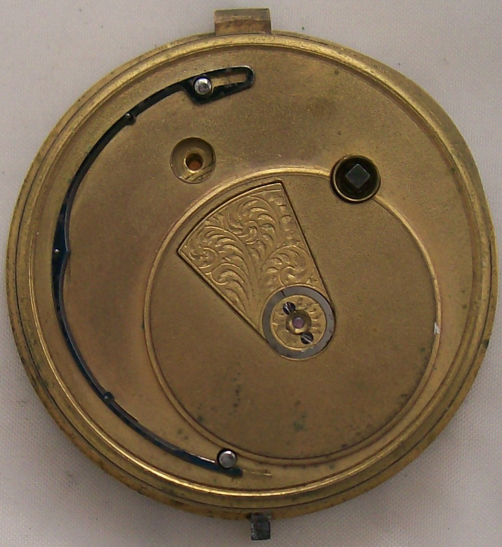 John Forrest London pocket watch movement & dial 45 mm. in diameter to restore