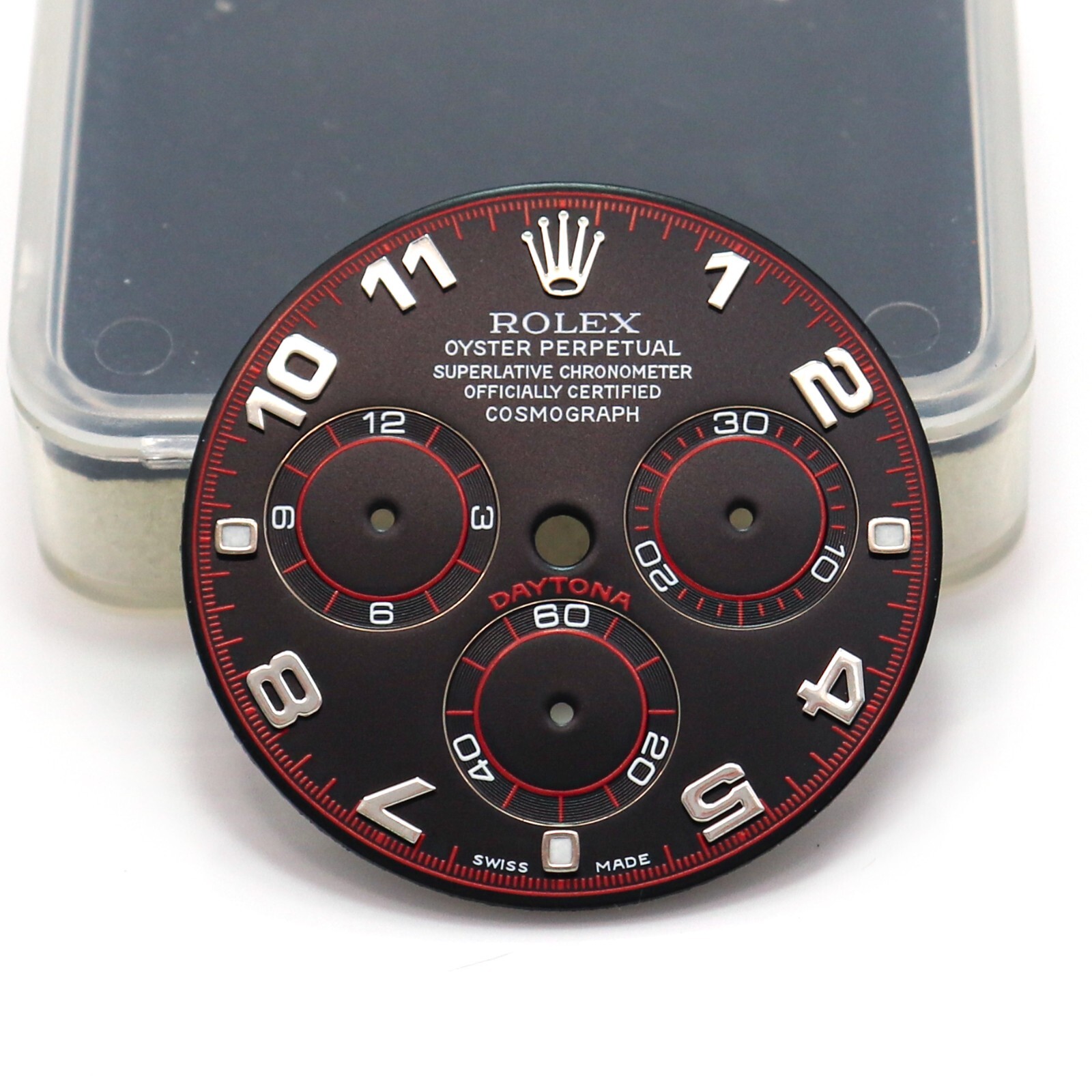Rolex Daytona Black Racing Custom Dial 116509 116519 116520 Cal 4130