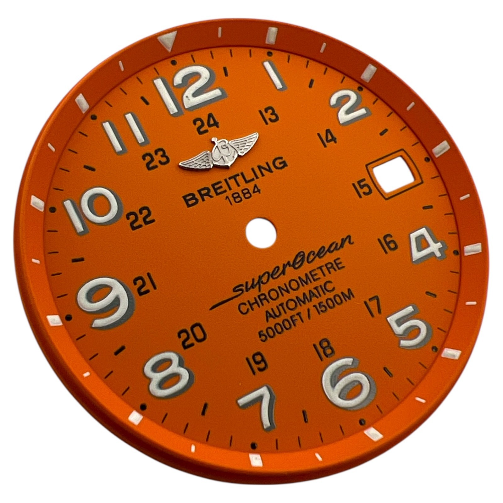 Genuine Breitling Superocean 42mm Arabic Dial Orange A17360