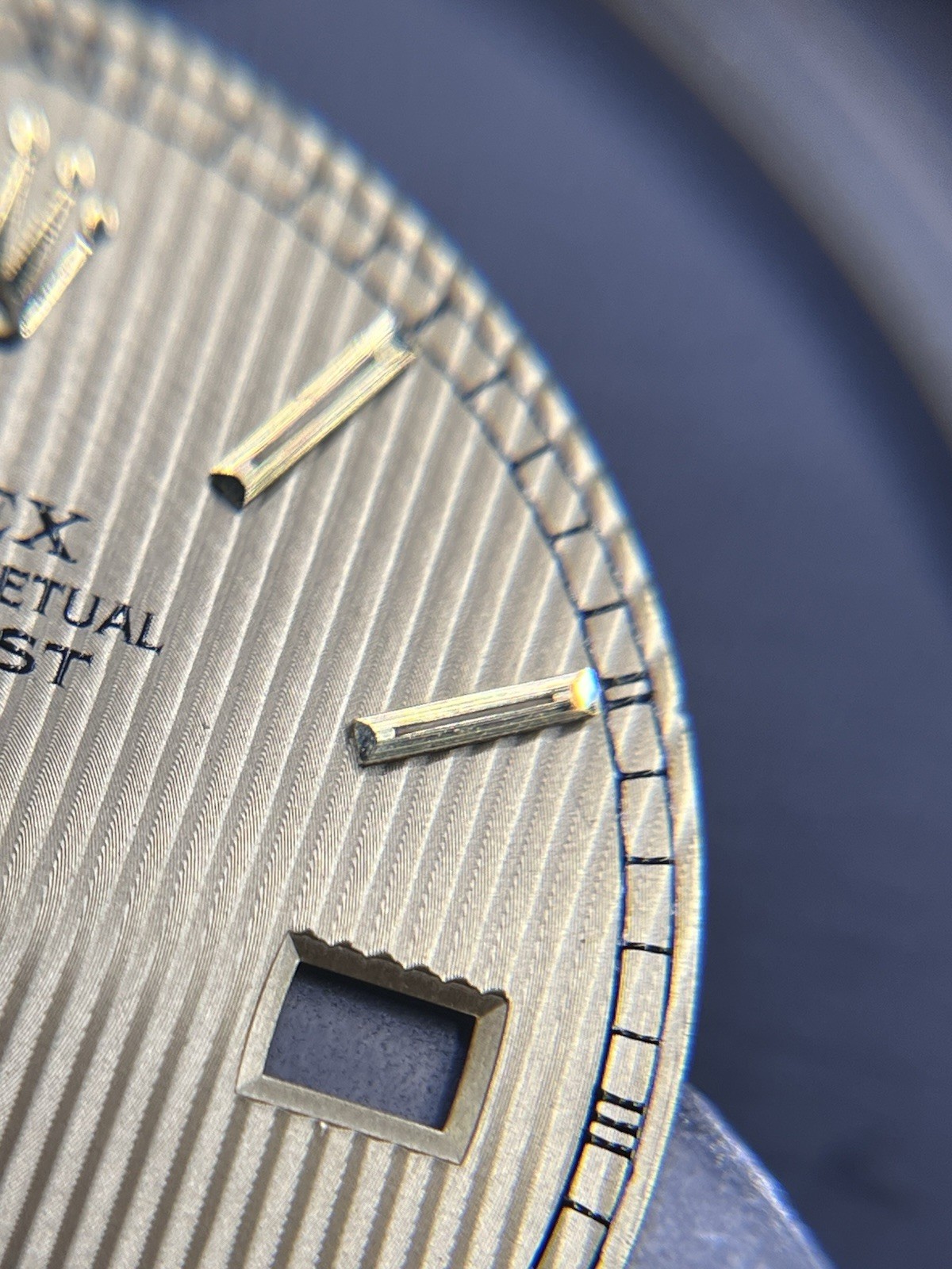 Genuine Rolex Datejust 16013 16233 Champange Tapestry Dial (006)