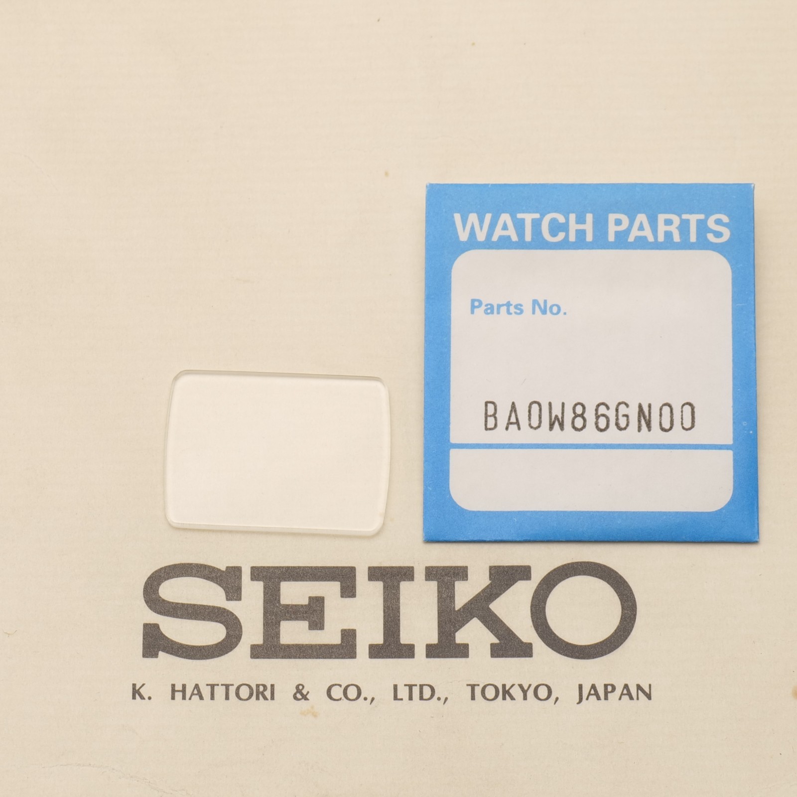 Seiko Watch Crystal Part BA0W86GN Watchmakers New Old Stock Brand New (SEK)