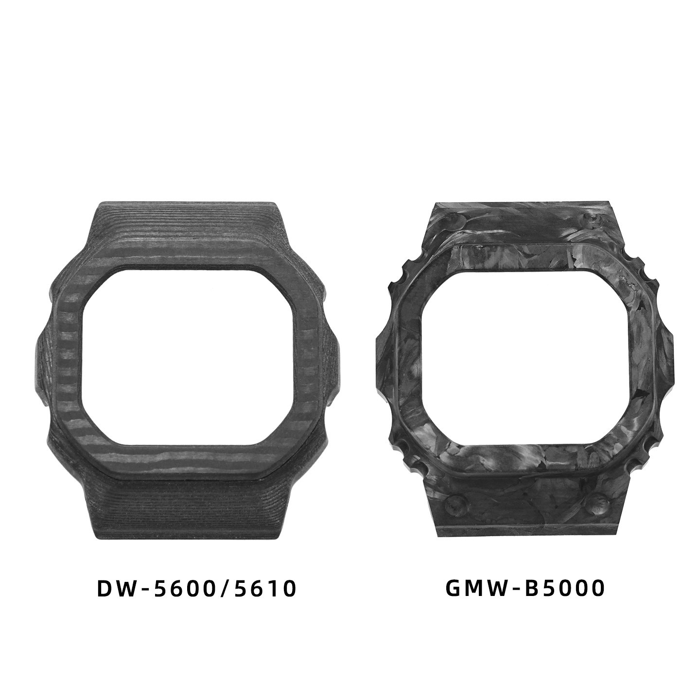 For Casio DW-5600 GW-M5610 Watch Mod Kit Modified GMW-B5000 Carbon Fiber Case