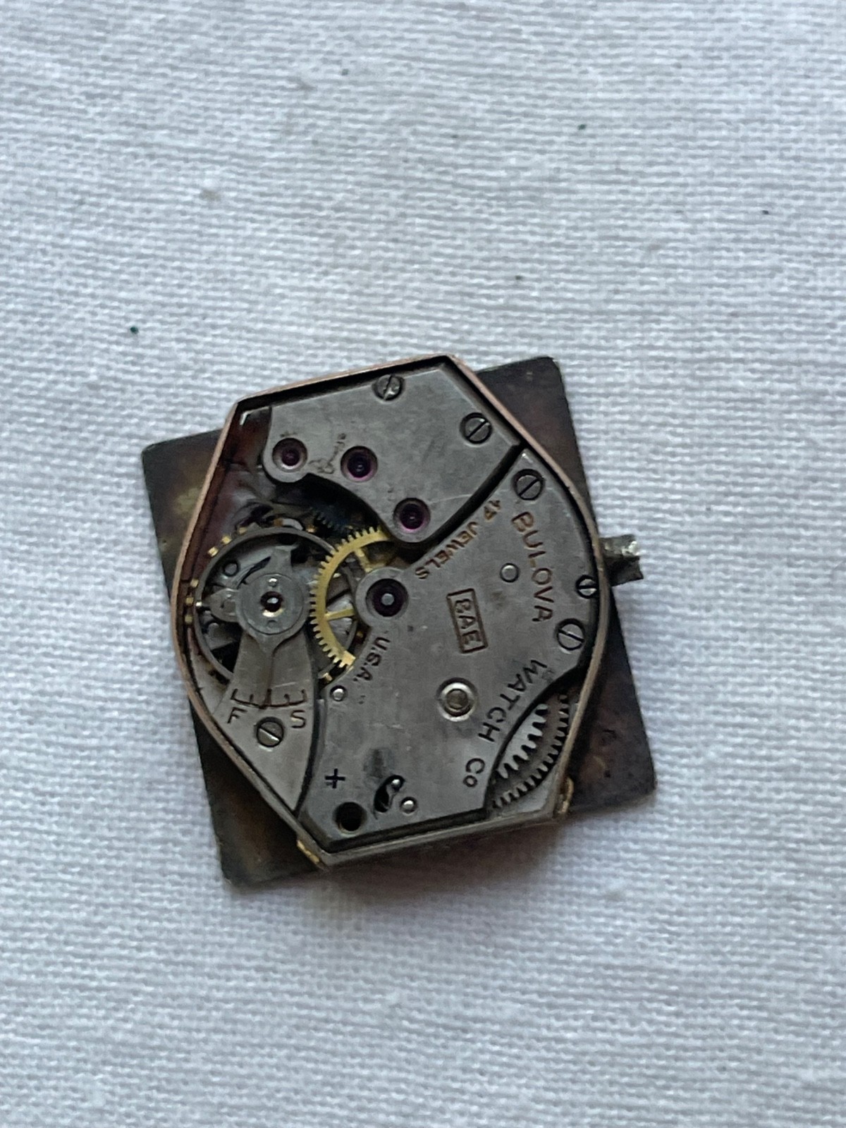 Bulova 8AE – movement for mens watch AS IS, lot 2306