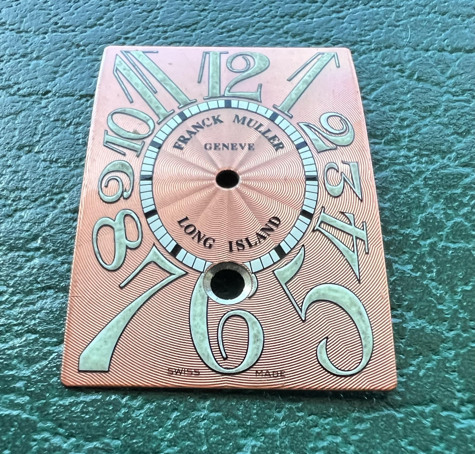 Authentic FRANK MULLER Long Island Salmon DIAL – 25.5mm x 37.7mm – OC#957