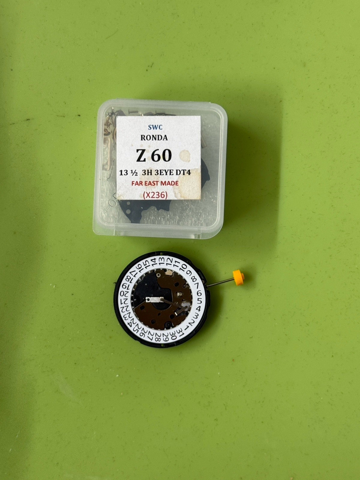 GROUP SALE Ronda Quartz Watch Movement Lot-5040D Z60 7003L Quartz Movement Parts