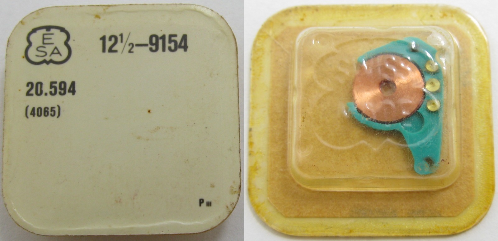 ESA 9154 Watch Movement part: electric contact 4065