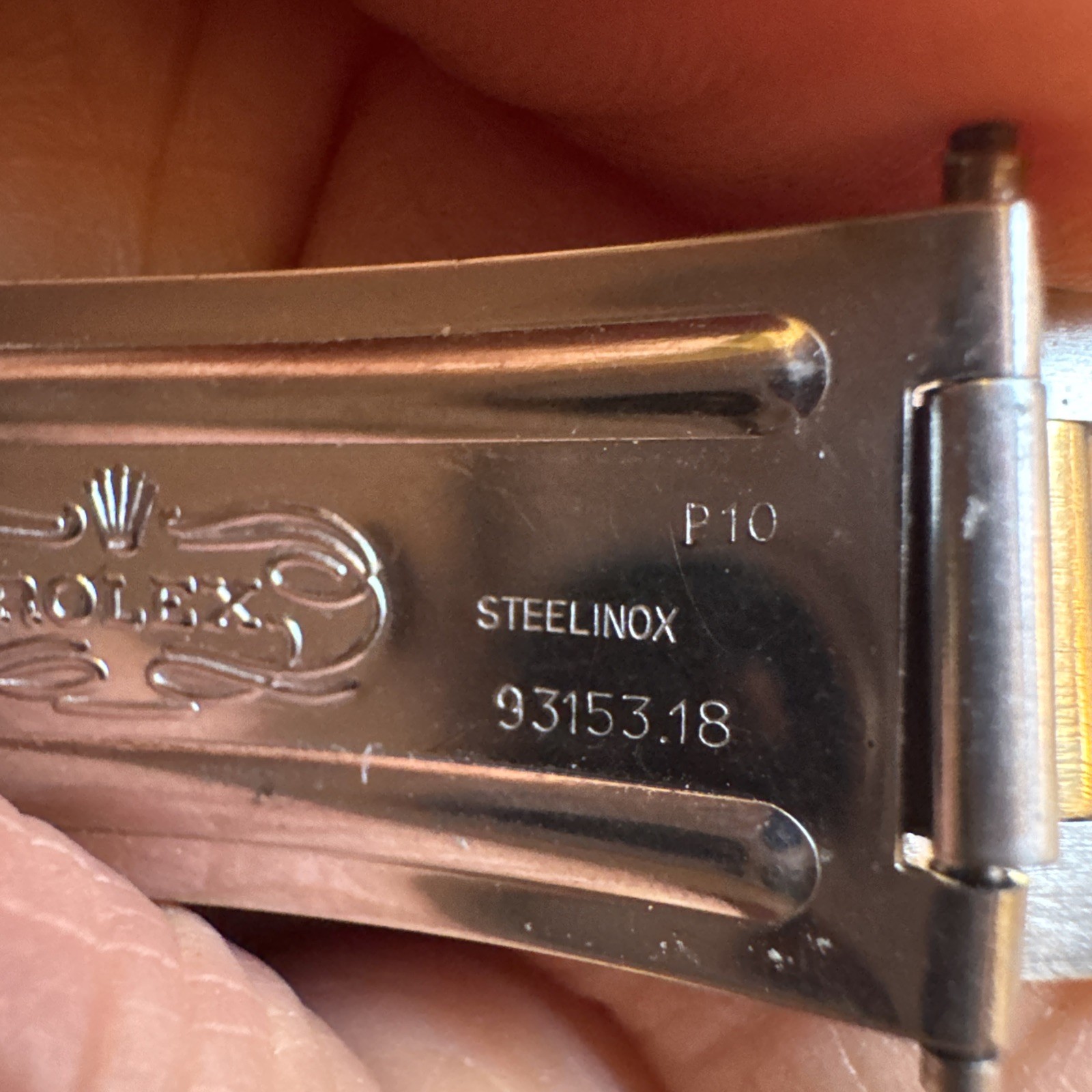 Vintage Rolex 93153-18 16613 16803 Submariner clasp P10 Circa 1991 (A)