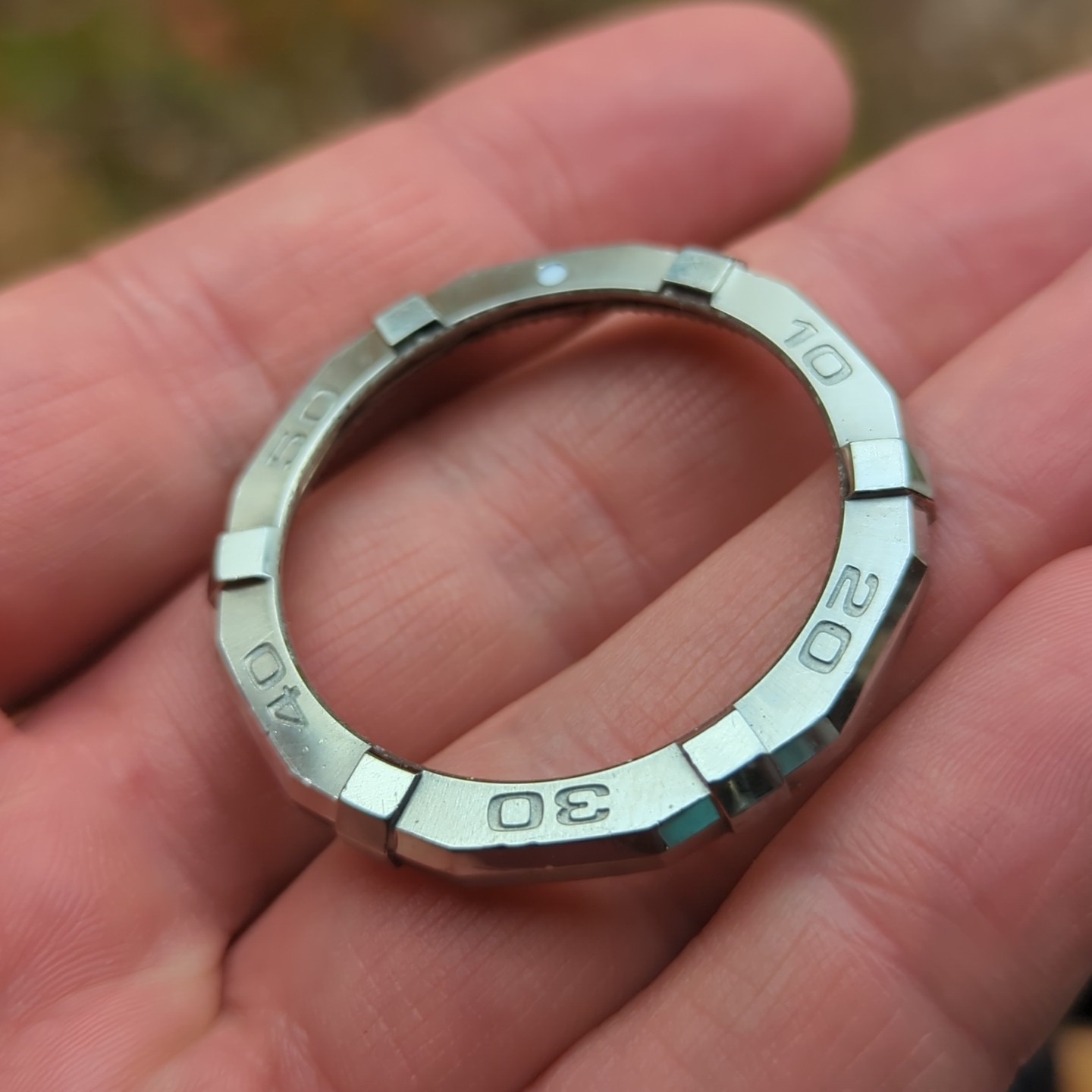 Tag Heuer CAY2110-0 Aquaracer Used Original Watch Bezel Part (U75)