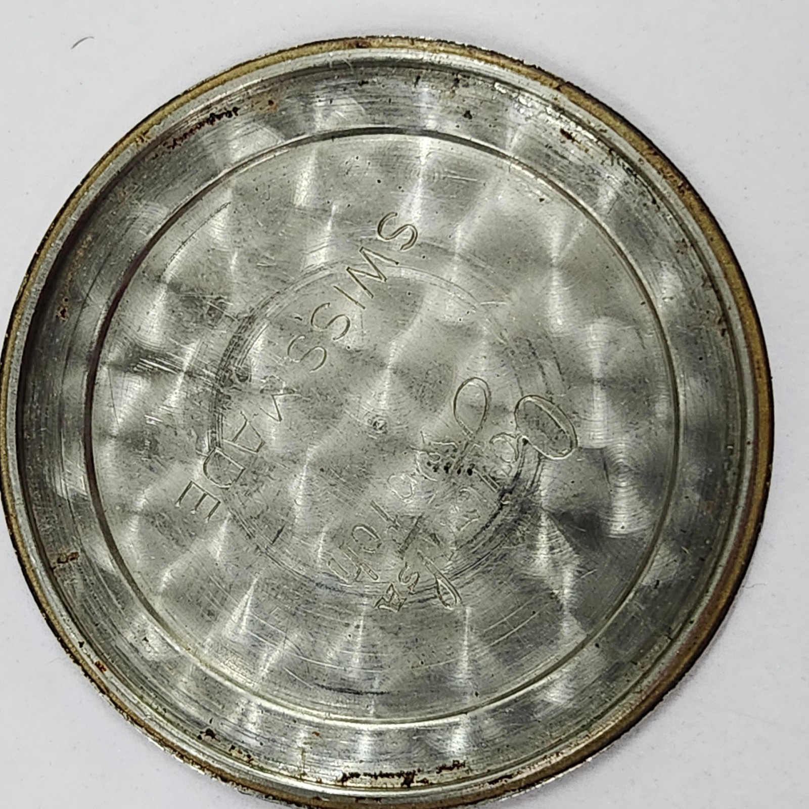 Ogival Mechanical Watch Case/Dial with Enicar 17J Movement – For Parts or Repair